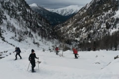 Lac de trécolpas, le Boréon, Terres d'émotions, randonnée dans le 06, raquettes à neige