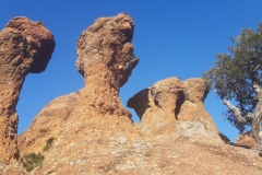 Rocher de Roquebrune, Terres d'émotions, Sommet des 3 croix, L'Argens, Roche volcanique, Estérel