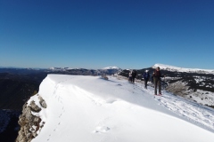 Montagne de Thiey, Terres d'émotions, randonnée dans le 06, Canaux, Neige, Raquettes