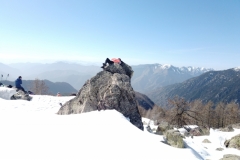 Les terres rouges, Belvédère, Serre de claperuole, Terres d'émotions, randonnée dans le 06, Vallon de Graus
