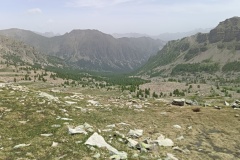 Col de la braisse, Vallon de sanguinerette, terres d'émotions, randonnées dans le 06