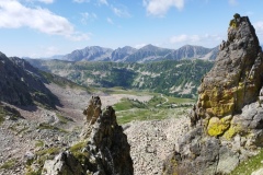 Lacs Aver -Italie. Terres d'émotions. Col de la lombarde