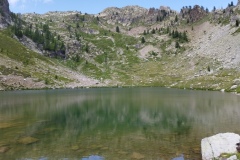Lacs Aver -Italie. Terres d'émotions. Col de la lombarde