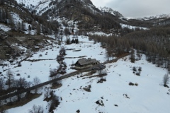 Nouvel an refuge de la Cantonnière, estenc, Col de la cayolle, vallon de sanguinières, Terresd'émotions, randonnée dans le 06