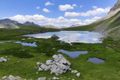 Lac de Pelouse, Col de la Bonette, Parc du Mercantour, terres d'émotions, Randonnée dans le 065