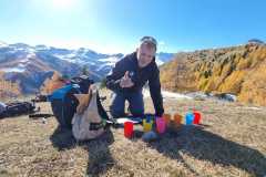 Terres d'émotions, Roya , Tinée, Couleurs d'automne, Sommets enneigés, estives de montagnes, randonnée dans le 06