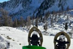 Lacs des Adus, col de Salèse, Le Boréon, Neige poudreuse, terres d'émotions, randonnée dans le 06